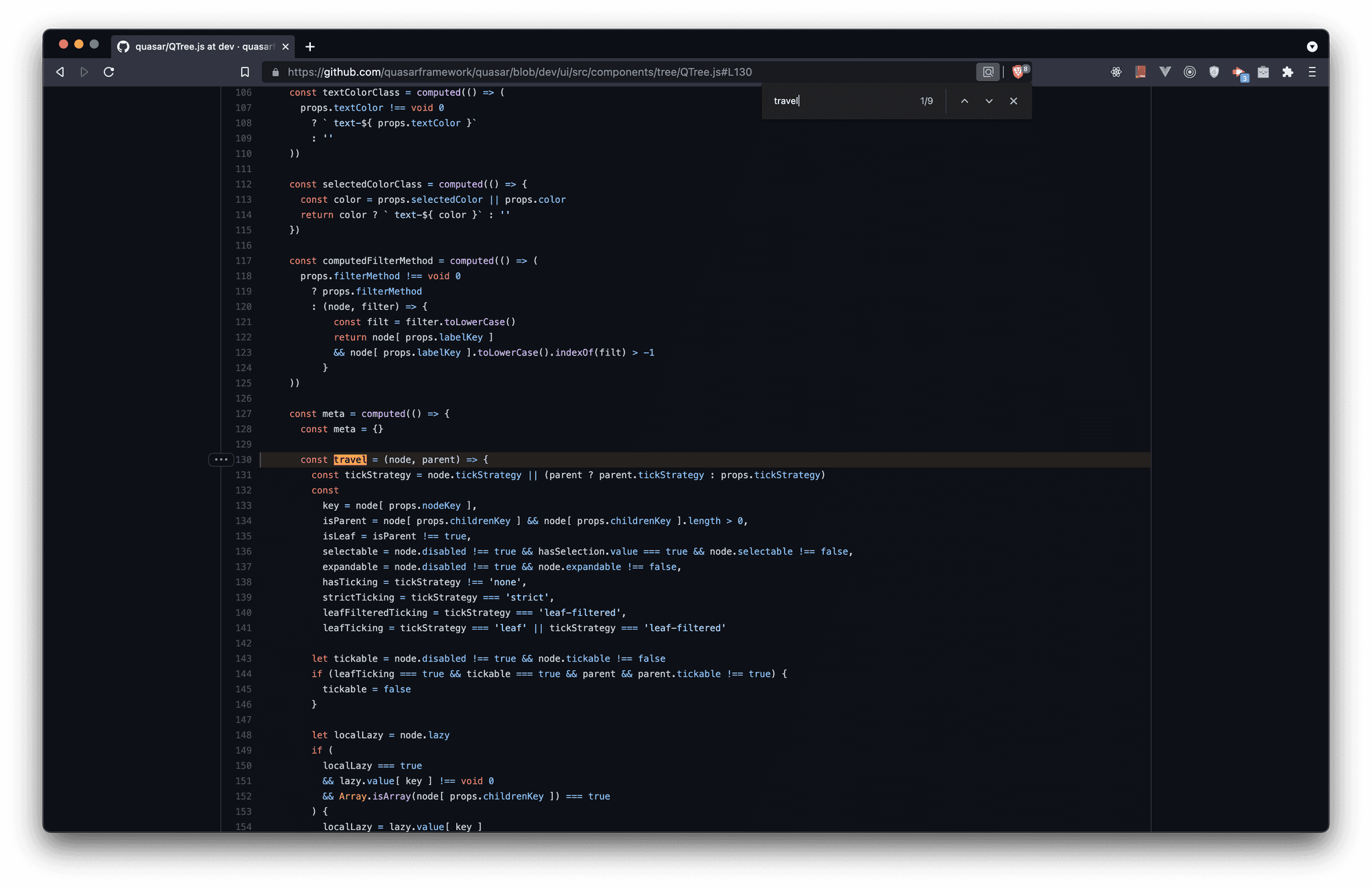 Quasar Tree Traversal