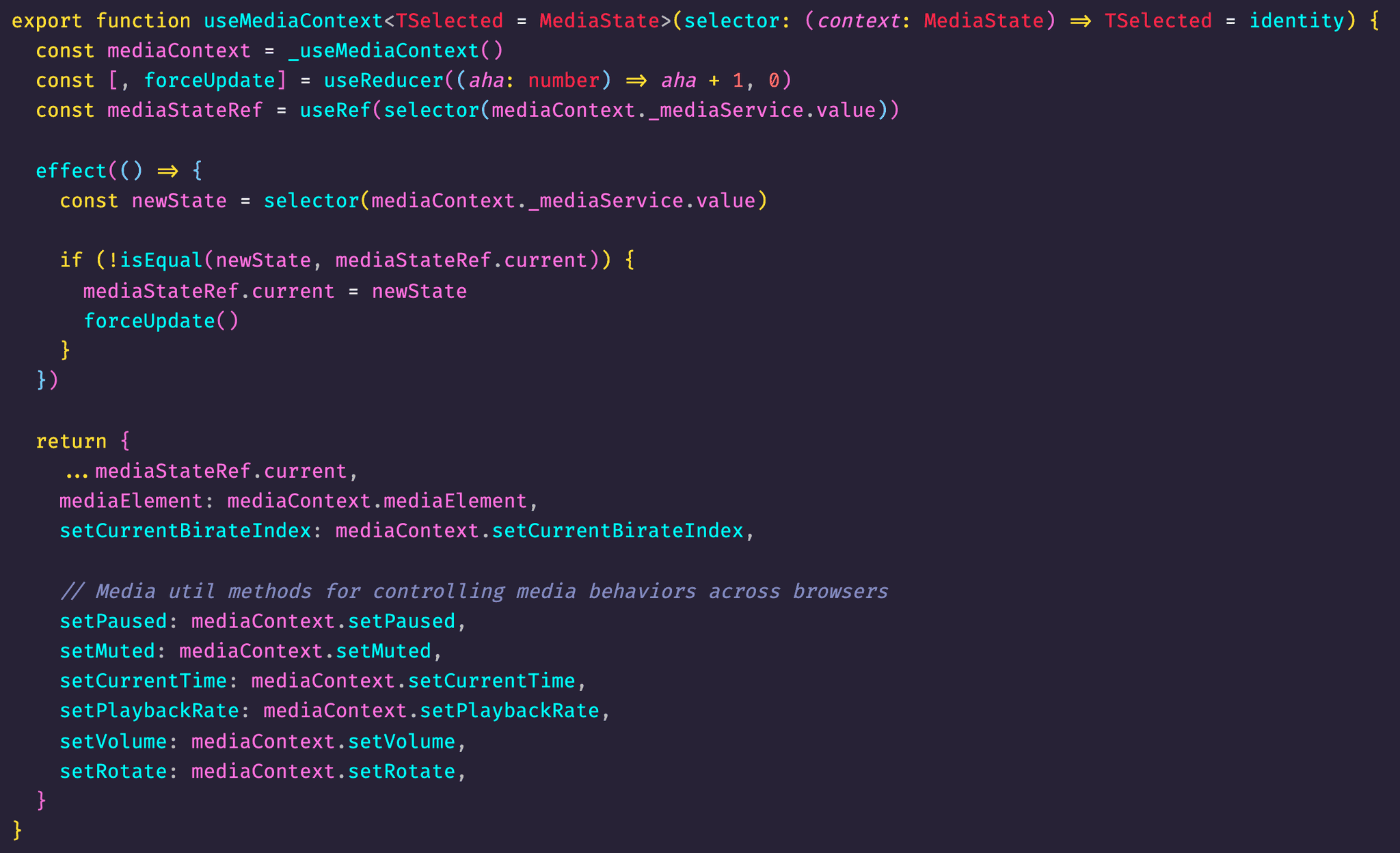 Use Media Context Vue